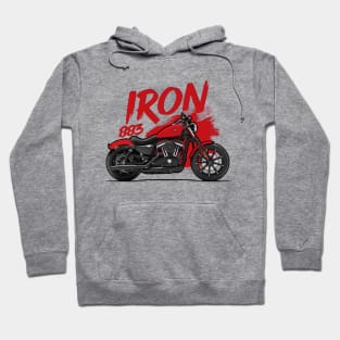 Iron 883 - Red Hoodie